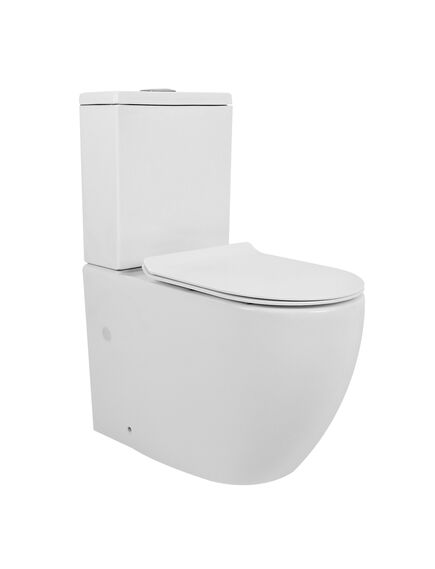 Купить Унитаз компакт Azario Corsa AZ-2062S напольный белый (az-2062s) по цене 18750 руб., в Санкт-Петебруге в интернет магазине 100-Систем, а также дургие товары Azario из раздела Унитазы-компакт с бачком и Унитазы