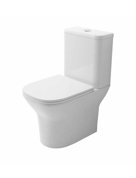 Купить Унитаз компакт Azario Iris AZ-8353 GB белый (az-8353 gb) по цене 12750 руб., в Санкт-Петебруге в интернет магазине 100-Систем, а также дургие товары Azario из раздела Унитазы-компакт с бачком и Унитазы