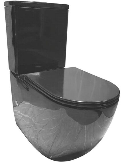 Купить Унитаз компакт CeramaLux NS-2176-18 с бачком и сиденьем Микролифт (ns-2176-18) по цене 23800 руб., в Санкт-Петебруге в интернет магазине 100-Систем, а также дургие товары CeramaLux из раздела Горизонтальный выпуск и Унитазы-компакт с бачком