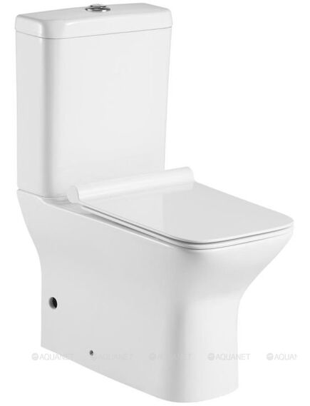 Купить Чаша напольного унитаза Aquanet Rimless Cube-C CL-12248B (cube-c) по цене 17690 руб., в Санкт-Петебруге в интернет магазине 100-Систем, а также дургие товары AQUANET из раздела Унитазы приставные и Унитазы