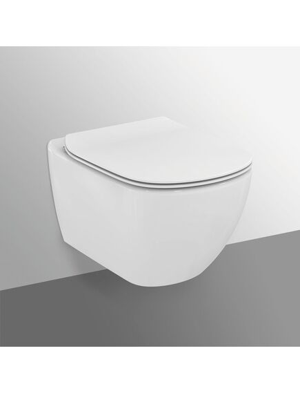 Купить Безободковый подвесной унитазTESI Rimless (t355101) по цене 34630.88 руб., в Санкт-Петебруге в интернет магазине 100-Систем, а также дургие товары IDEAL STANDARD из раздела Унитазы подвесные и Унитазы