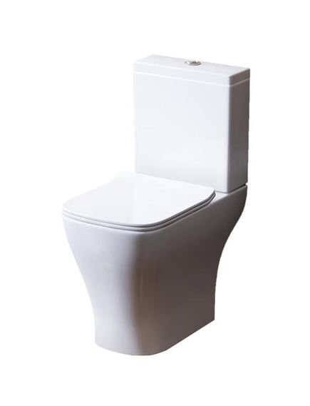 Купить DX78C8600SC Titan унитаз-компакт безободковый с сиденьем микролифт (dx78c8600sc) по цене 49190 руб., в Санкт-Петебруге в интернет магазине 100-Систем, а также дургие товары DAMIXA из раздела Горизонтальный выпуск и Унитазы-компакт с бачком