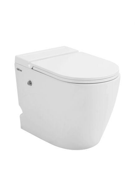 Купить Унитаз ABBER Bequem AC1115P приставной белый с импульсным смывом (ac1115p) по цене 29750 руб., в Санкт-Петебруге в интернет магазине 100-Систем, а также дургие товары ABBER из раздела Унитазы приставные и Унитазы