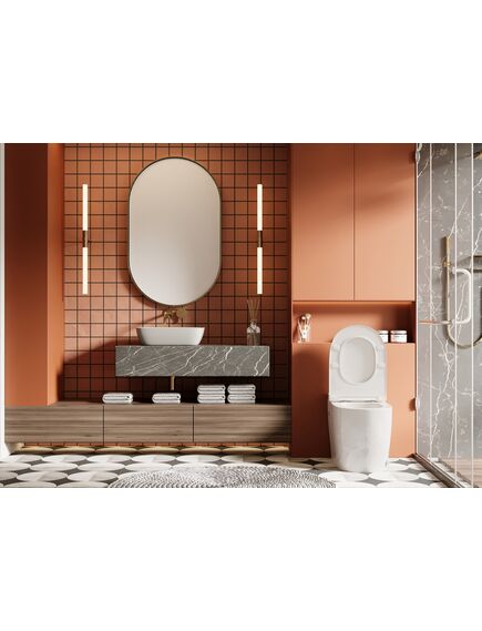 Купить Унитаз ABBER Bequem AC1115P приставной белый с импульсным смывом (ac1115p) по цене 29750 руб., в Санкт-Петебруге в интернет магазине 100-Систем, а также дургие товары ABBER из раздела Унитазы приставные и Унитазы