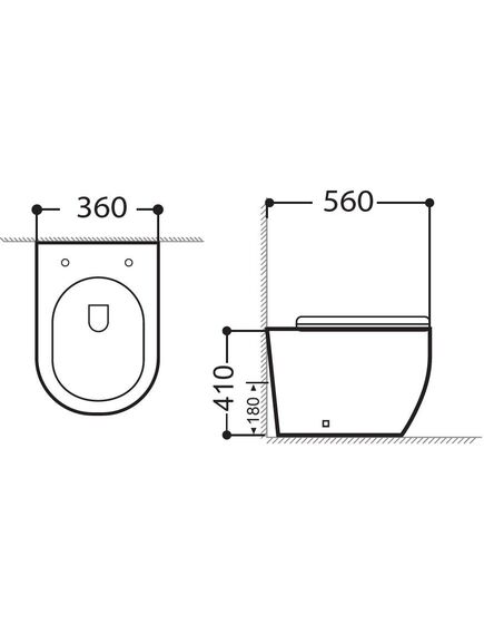 Купить Унитаз приставной Aquanet Rimless Cetus 2.0 F LX-1902 (cetus 2.0 f) по цене 21560 руб., в Санкт-Петебруге в интернет магазине 100-Систем, а также дургие товары AQUANET из раздела Унитазы приставные и Унитазы