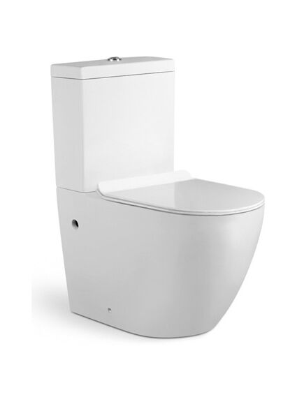 Купить Унитаз компакт Timo Kulo TK-401 с бачком и сиденьем Микролифт (tk-401) по цене 19600 руб., в Санкт-Петебруге в интернет магазине 100-Систем, а также дургие товары TIMO из раздела Горизонтальный выпуск и Унитазы-компакт с бачком