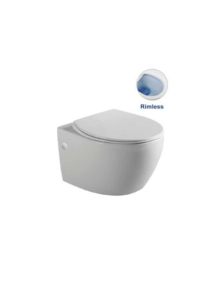 Купить Унитаз подвесной INTERO VT1-21 безободковый, цвет белый, ультратонкое soft-close сиденье, , шт (vt1-21) по цене 12910.5 руб., в Санкт-Петебруге в интернет магазине 100-Систем, а также дургие товары Vincea из раздела Унитазы подвесные и Унитазы