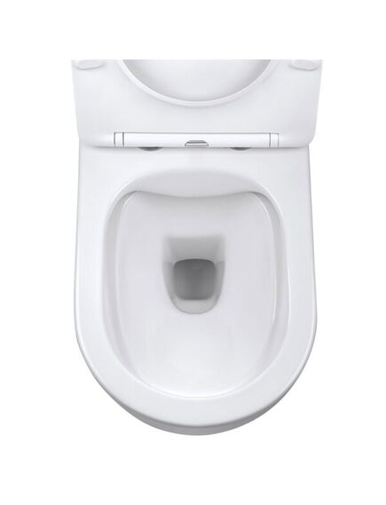 Купить Унитаз подвесной Evo VT1-34 безободковый, цвет белый, ультратонкое soft-close сиденье, , шт (vt1-34) по цене 15333 руб., в Санкт-Петебруге в интернет магазине 100-Систем, а также дургие товары Vincea из раздела Унитазы подвесные и Унитазы