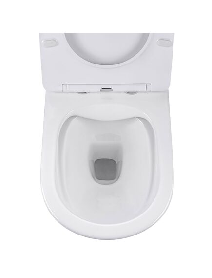 Купить Унитаз подвесной Edge-M VT1-37 безободковый, цвет белый, ультратонкое soft-close сиденье, , шт (VT1-37) по цене 13043.5 руб., в Санкт-Петебруге в интернет магазине 100-Систем, а также дургие товары Vincea из раздела Унитазы подвесные и Унитазы