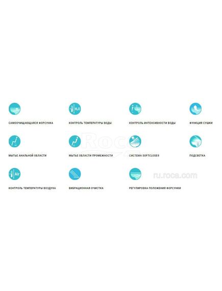 Купить Электронный унитаз-биде Roca Inspira In-Wash подвесной rimless 803060001 (803060001) по цене 154131.77 руб., в Санкт-Петебруге в интернет магазине 100-Систем, а также дургие товары ROCA из раздела Электронные и Унитазы