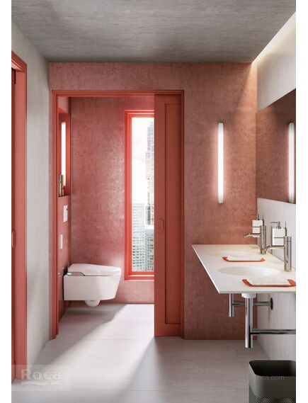Купить Электронный унитаз-биде Roca Inspira In-Wash подвесной rimless 803060001 (803060001) по цене 154131.77 руб., в Санкт-Петебруге в интернет магазине 100-Систем, а также дургие товары ROCA из раздела Электронные и Унитазы