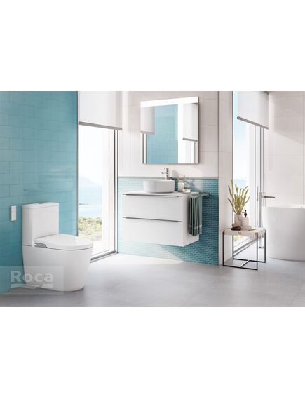 Купить Электронный унитаз-биде Roca Inspira In-Wash напольный с бачком, rimless 80306L001 (80306l001) по цене 215972.77 руб., в Санкт-Петебруге в интернет магазине 100-Систем, а также дургие товары ROCA из раздела Электронные и Унитазы