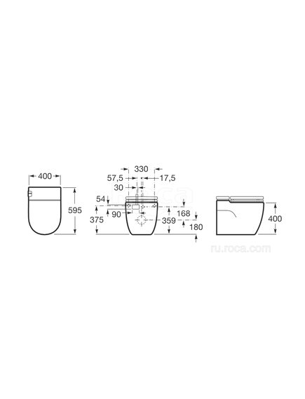 Купить Электронный унитаз-биде Roca Meridian In-Tank 893303000 (893303000) по цене 240893.77 руб., в Санкт-Петебруге в интернет магазине 100-Систем, а также дургие товары ROCA из раздела Электронные и Унитазы