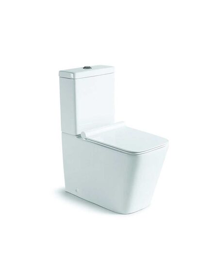 Купить Унитаз-компакт Q-Line VT2-12,  цвет белый, Geberit, ультратонкое сиденье soft-close, P-trap, , шт (vt2-12) по цене 27369.5 руб., в Санкт-Петебруге в интернет магазине 100-Систем, а также дургие товары Vincea из раздела Горизонтальный выпуск и Унитазы-компакт с бачком