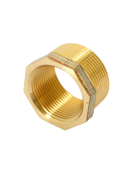 Купить Футорка 1 1/4"В*2 1/2"Н (латунь) (1500499 / 1581g001007) по цене 6160 руб., в Санкт-Петебруге в интернет магазине 100-Систем, а также дургие товары  из раздела Футорки и Латунные фитинги