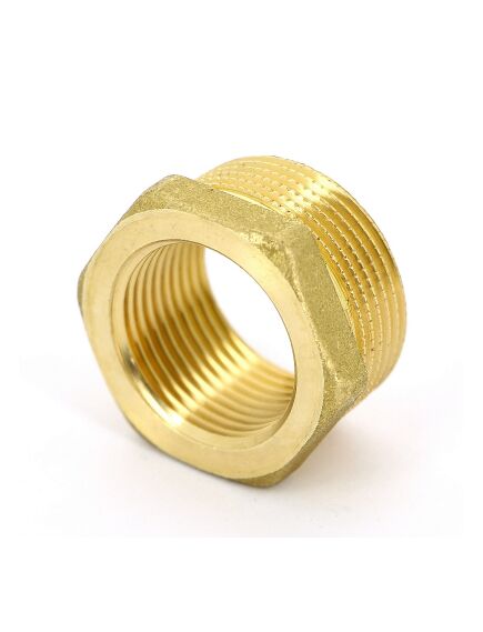 Купить Футорка 3/8"В*1/2"Н (латунь) (1500093 / 1581g000403) по цене 97 руб., в Санкт-Петебруге в интернет магазине 100-Систем, а также дургие товары  из раздела Футорки и Латунные фитинги
