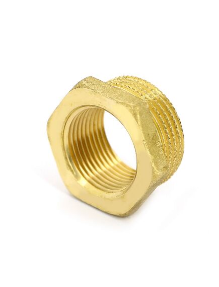 Купить Футорка 1"В*1 1/2"Н (латунь) (1500075 / 1581g000806) по цене 899 руб., в Санкт-Петебруге в интернет магазине 100-Систем, а также дургие товары  из раздела Футорки и Латунные фитинги