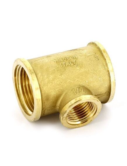 Купить Тройник переходной 3/4"*1/2"*3/4" (латунь) (1500049 / 1570G050405) по цене 575 руб., в Санкт-Петебруге в интернет магазине 100-Систем, а также дургие товары  из раздела Тройники и Латунные фитинги