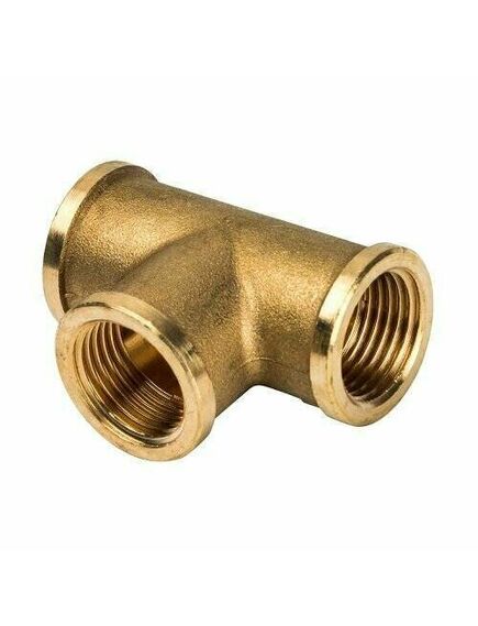 Купить Тройник переходной 1 1/4"*3/4"*1 1/4" (латунь) (1500446) по цене 2435 руб., в Санкт-Петебруге в интернет магазине 100-Систем, а также дургие товары  из раздела Тройники и Латунные фитинги
