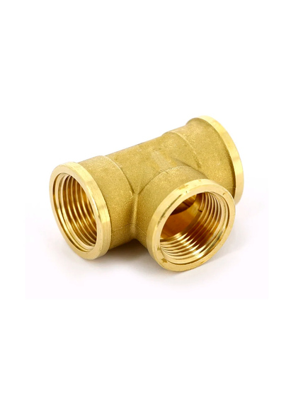 Купить Тройник переходной 1"*3/4"*1" (латунь) (1500087 / 1570g060506) по цене 981 руб., в Санкт-Петебруге в интернет магазине 100-Систем, а также дургие товары  из раздела Тройники и Латунные фитинги