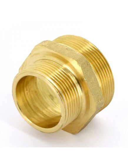 Купить Ниппель переходной 1/2"*3/4"(18)  (латунь) (1640020 / 1290g001804) по цене 264 руб., в Санкт-Петебруге в интернет магазине 100-Систем, а также дургие товары  из раздела Ниппели и Латунные фитинги