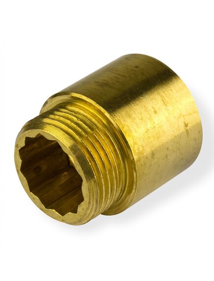 Купить Удлинитель 3/4"*25 мм. "ТМ" (латунь) (1500301) по цене 470 руб., в Санкт-Петебруге в интернет магазине 100-Систем, а также дургие товары  из раздела Удлинители и Латунные фитинги