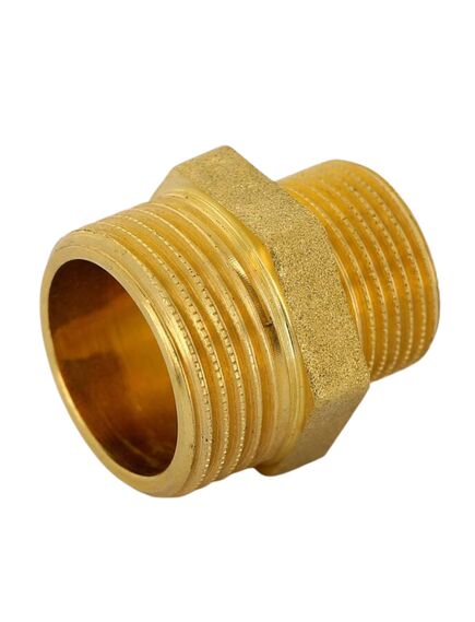 Купить Ниппель переходной 1/4"*3/8" (латунь) (1500306 / 1552g000302) по цене 120 руб., в Санкт-Петебруге в интернет магазине 100-Систем, а также дургие товары  из раздела Ниппели и Латунные фитинги