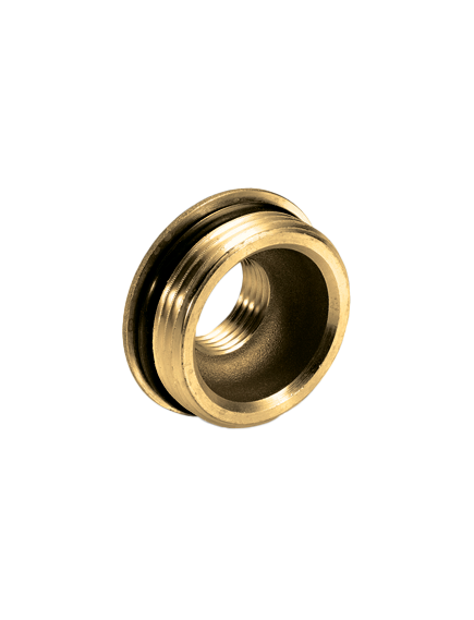 Купить Футорка 1/2"В*3/4"Н O-Ring (латунь) (1950019 / 1881) по цене 256 руб., в Санкт-Петебруге в интернет магазине 100-Систем, а также дургие товары  из раздела Футорки и Латунные фитинги