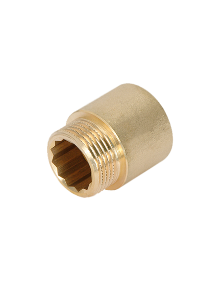 Купить Удлинитель 1/2"*50 мм. "ТМ" (латунь) (1520074 / 1530cz) по цене 873 руб., в Санкт-Петебруге в интернет магазине 100-Систем, а также дургие товары  из раздела Удлинители и Латунные фитинги