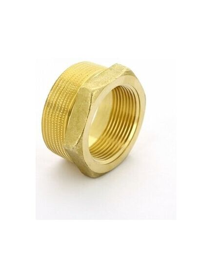 Купить Футорка 1 1/2"В*2"Н (латунь) (1500130 / 1581g000908) по цене 1270 руб., в Санкт-Петебруге в интернет магазине 100-Систем, а также дургие товары  из раздела Футорки и Латунные фитинги