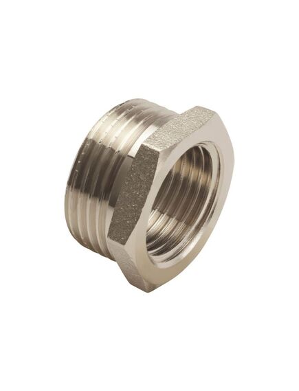 Купить Футорка 1/4"В*3/8"Н (никель) (1500530 / 1581N000302) по цене 100 руб., в Санкт-Петебруге в интернет магазине 100-Систем, а также дургие товары  из раздела Футорки и Никелированные фитинги