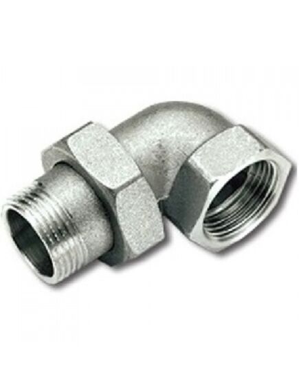 Купить Сгон угловой 3/4" ВН (никель) (1500244 / 1565n000505) по цене 1099 руб., в Санкт-Петебруге в интернет магазине 100-Систем, а также дургие товары  из раздела Сгоны и полусгоны и Никелированные фитинги