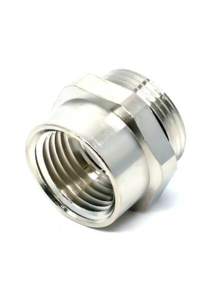 Купить Переход 3/4"Н*3/4"В (никель) (1500456) по цене 357 руб., в Санкт-Петебруге в интернет магазине 100-Систем, а также дургие товары  из раздела Переходники и Никелированные фитинги