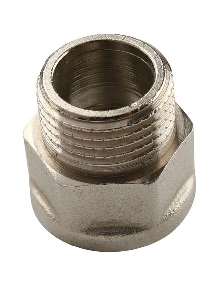 Купить Переход 1/2"Н*1/2"В (никель) (1500477) по цене 203 руб., в Санкт-Петебруге в интернет магазине 100-Систем, а также дургие товары  из раздела Переходники и Никелированные фитинги