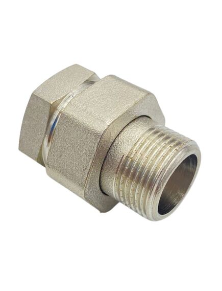 Купить Сгон прямой 1 1/2" ВН (никель) (1500251 / 1555n000808) по цене 4073 руб., в Санкт-Петебруге в интернет магазине 100-Систем, а также дургие товары  из раздела Сгоны и полусгоны и Никелированные фитинги