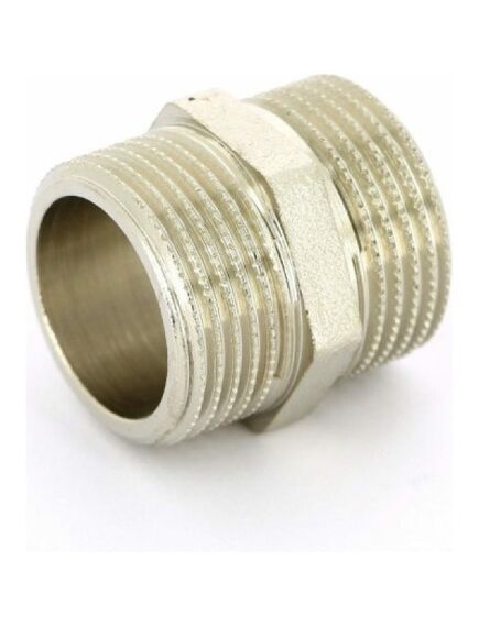 Купить Ниппель 1/2"*1/2"(16) (1640002 / 1640n001604) по цене 170 руб., в Санкт-Петебруге в интернет магазине 100-Систем, а также дургие товары  из раздела Ниппели и Хромированные фитинги