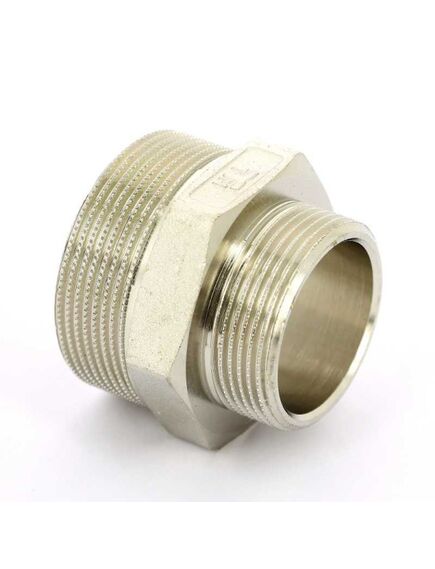 Купить Ниппель переходной 1 1/2"*2" (никель) (1500228 / 1552n) по цене 2657 руб., в Санкт-Петебруге в интернет магазине 100-Систем, а также дургие товары  из раздела Ниппели и Никелированные фитинги