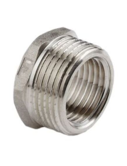 Купить Футорка 1/4"В*1"Н (никель) (1500535 / 1581N000602) по цене 604 руб., в Санкт-Петебруге в интернет магазине 100-Систем, а также дургие товары  из раздела Футорки и Никелированные фитинги