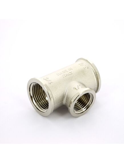 Купить Тройник переходной 3/4"*1/2"*3/4" (никель) (1500151 / 1570n050405) по цене 519 руб., в Санкт-Петебруге в интернет магазине 100-Систем, а также дургие товары  из раздела Тройники и Никелированные фитинги