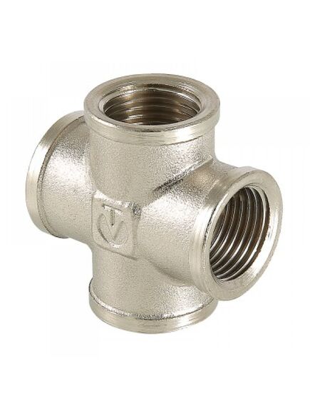 Купить Крестовина 1/2" вн. (vtr.760.n.0004) по цене 321 руб., в Санкт-Петебруге в интернет магазине 100-Систем, а также дургие товары VALTEC из раздела Крестовины и Никелированные фитинги