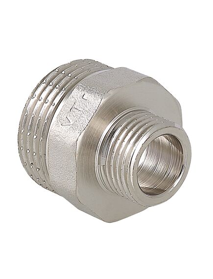 Купить Ниппель переходной 1 1/2"х1" нар.-нар. (vtr.580.n.0806) по цене 510 руб., в Санкт-Петебруге в интернет магазине 100-Систем, а также дургие товары VALTEC из раздела Ниппели и Никелированные фитинги
