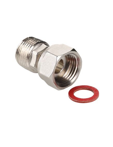 Купить Полусгон прямой с накидной гайкой, 1 1/4"x1" (vtr.613.n.0706) по цене 629 руб., в Санкт-Петебруге в интернет магазине 100-Систем, а также дургие товары VALTEC из раздела Сгоны и полусгоны и Никелированные фитинги