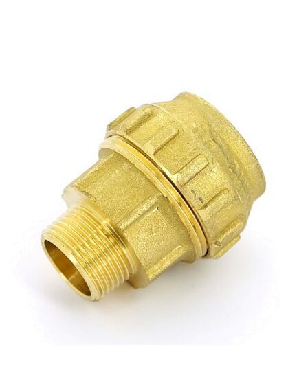 Купить Соединение прямое 32*3/4"Н (для п/э трубы) (3400065 / 3460g003205cr) по цене 1218 руб., в Санкт-Петебруге в интернет магазине 100-Систем, а также дургие товары  из раздела Фитинги компрессионные латунные 32 и Компрессионные латунные фитинги