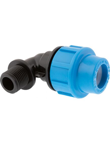 Купить Отвод ПНД с наружной резьбой 20х1/2" (30 шт. в уп.) (9270) по цене 58 руб., в Санкт-Петебруге в интернет магазине 100-Систем, а также дургие товары ДЖИЛЕКС из раздела Фитинги компрессионные пластиковые 20 и Компрессионные пластиковые трубы и фитинги