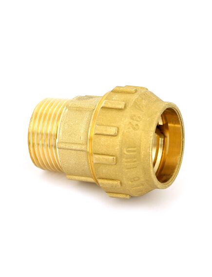 Купить Соединение прямое 50*11/2"Н (для п/э трубы) (3400009 / 3460g005008cr) по цене 2478 руб., в Санкт-Петебруге в интернет магазине 100-Систем, а также дургие товары  из раздела Фитинги компрессионные латунные 50 и Компрессионные латунные фитинги