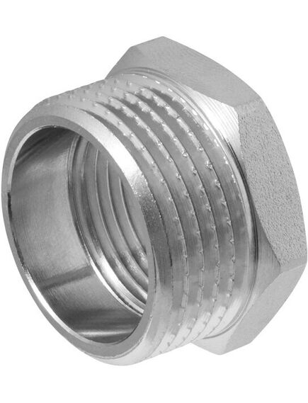 Купить Футорка 1/2"В*3/4"Н (хром) (1500400) по цене 196 руб., в Санкт-Петебруге в интернет магазине 100-Систем, а также дургие товары  из раздела Футорки и Хромированные фитинги