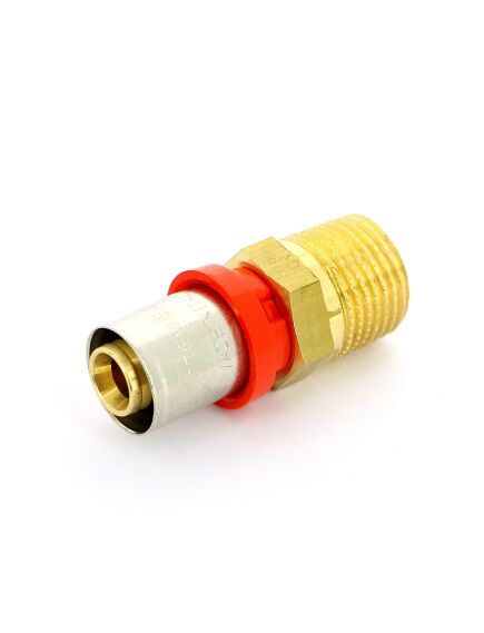 Купить Соединение прямое 50*1 1/2"Н латунь (пресс) (1650084 / 1650g005008cz) по цене 2868 руб., в Санкт-Петебруге в интернет магазине 100-Систем, а также дургие товары  из раздела Пресс Tiemme большие диаметры и Пресс