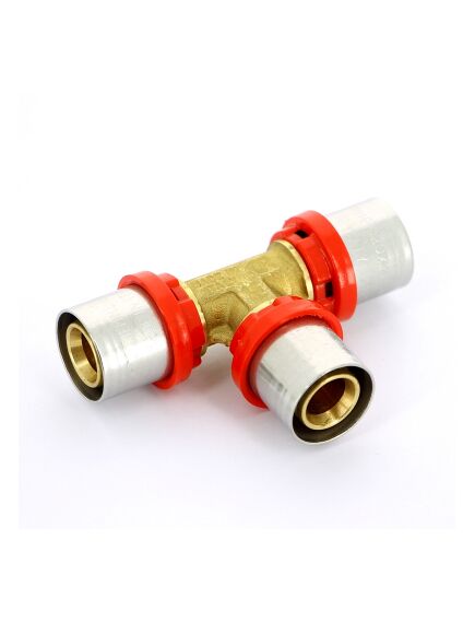 Купить Тройник 32*40*32 латунь (пресс) (1650199 / 1657g324032cz) по цене 3843 руб., в Санкт-Петебруге в интернет магазине 100-Систем, а также дургие товары  из раздела Тройники пресс Tiemme и Переходы