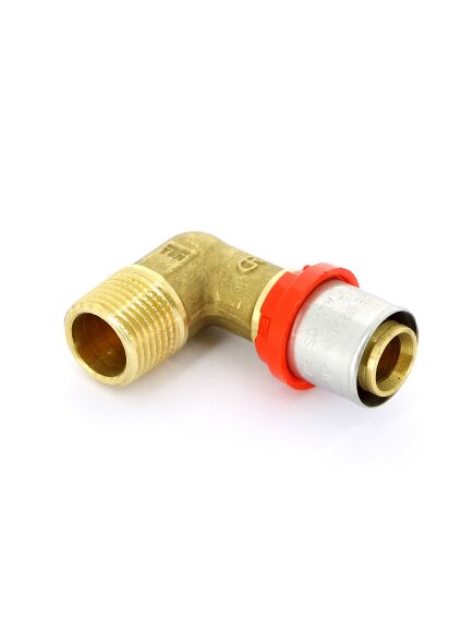 Купить Соединение угловое 16*1/2"Н SN (пресс) (1650509 / 1654sn) по цене 551 руб., в Санкт-Петебруге в интернет магазине 100-Систем, а также дургие товары  из раздела Пресс Tiemme 16 и Пресс