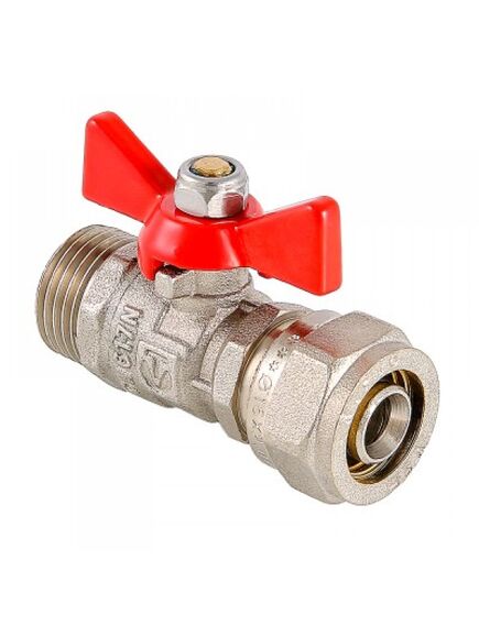 Купить Кран шаровый м/п Valtec обжим 16х1/2" НР . 10бар. t-115*C. никель (VT.341.N.1604) по цене 455 руб., в Санкт-Петебруге в интернет магазине 100-Систем, а также дургие товары VALTEC из раздела Обжим и Фитинги Valtec